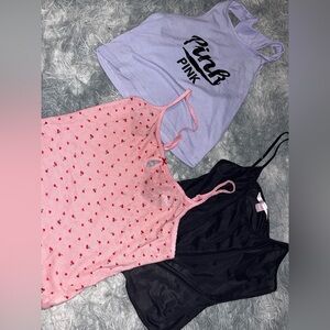 Pink/ Victoria secret bundle 
Tank Tops Set